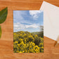 Firle Beacon Gorse Greeting Card