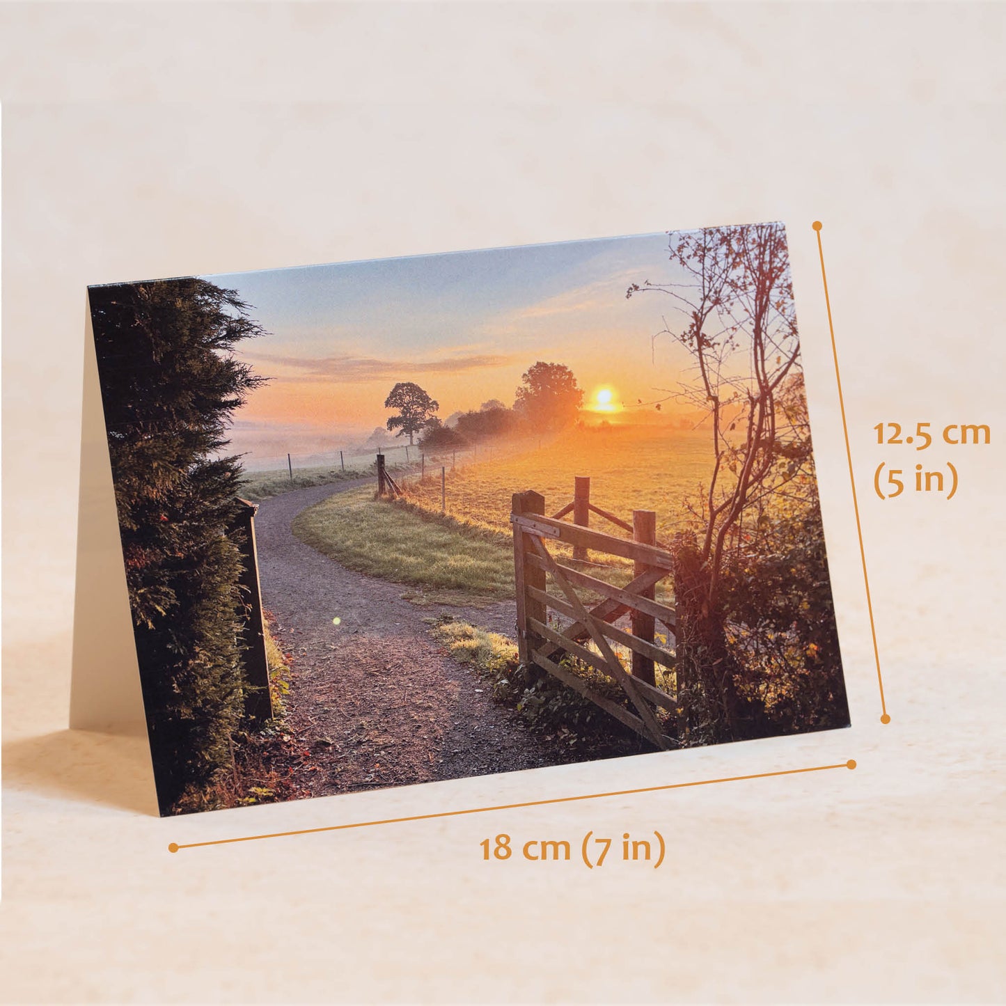 Farm Gate Greeting Card