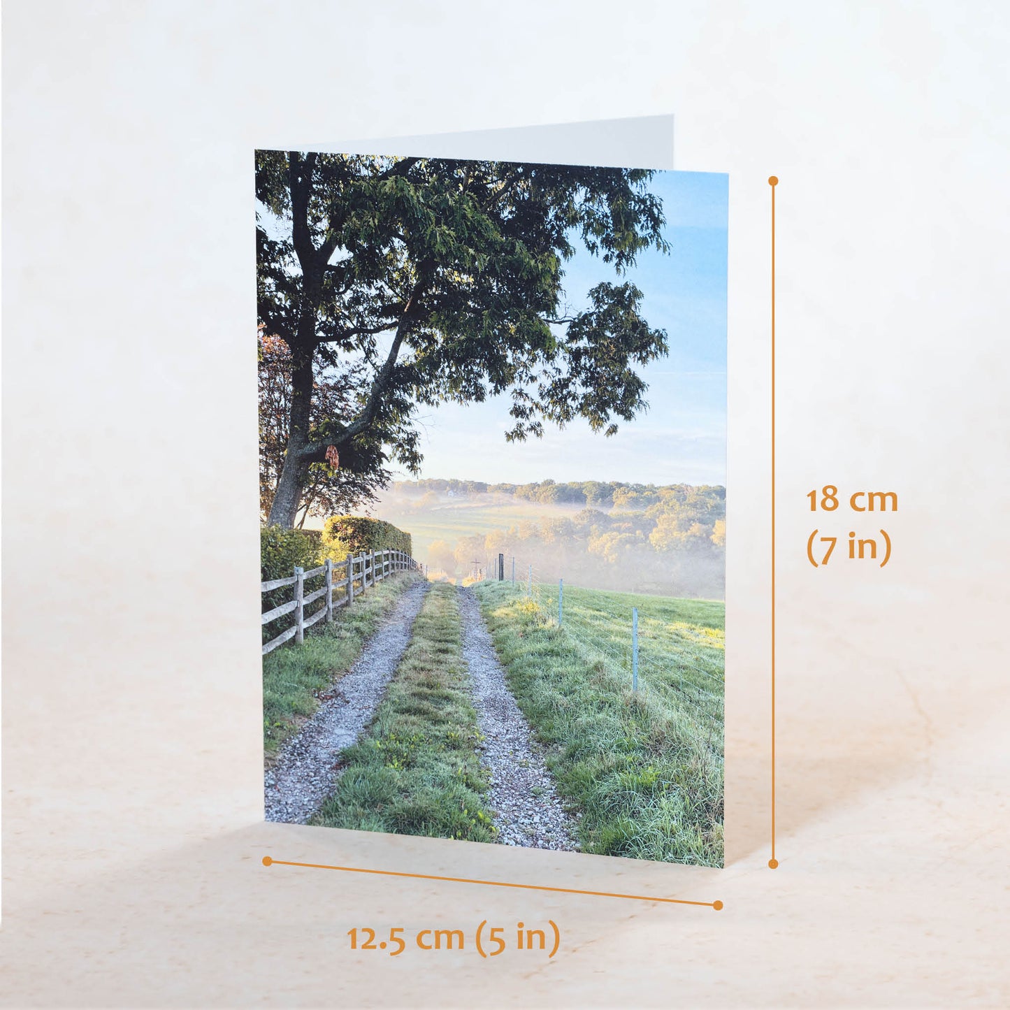 Farm Track Greeting Card