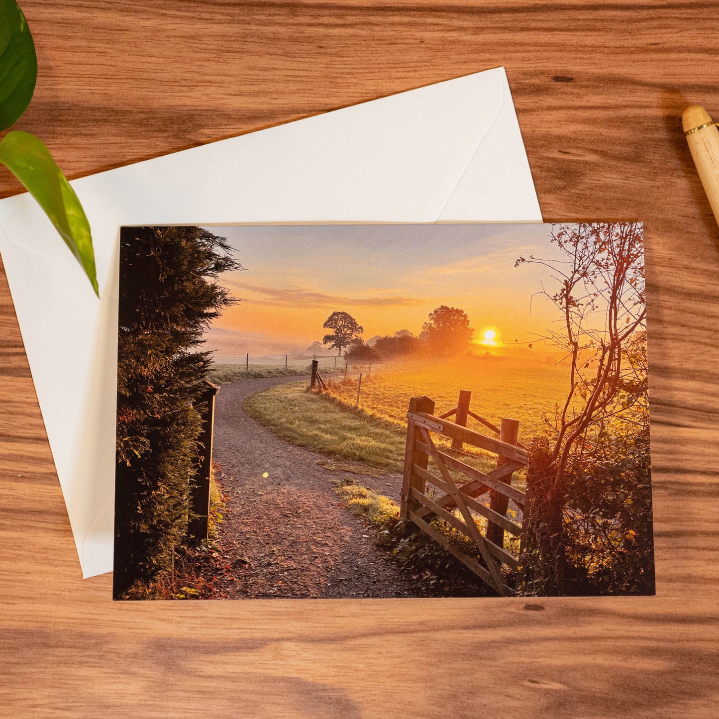 Farm Gate Greeting Card